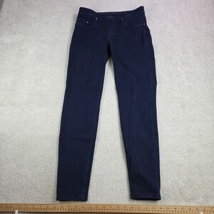 Spanx Jeanish Leggings Denim Dark‎ Ready To Wow Blue M